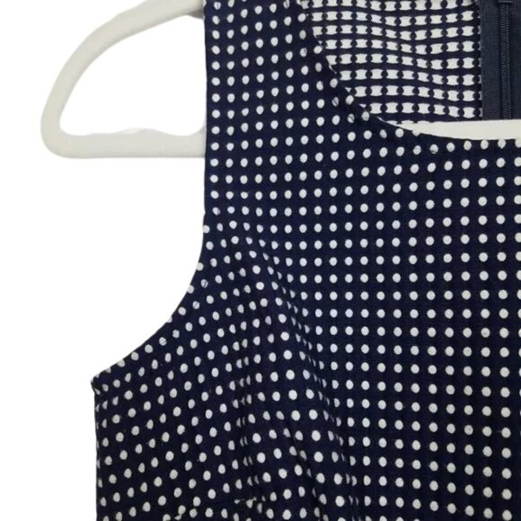 Banana Republic Navy Blue Peplum Top - Picture 2 of 4